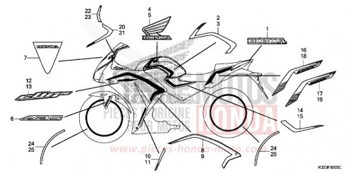 MARKE (4) CBR250RF de 2015